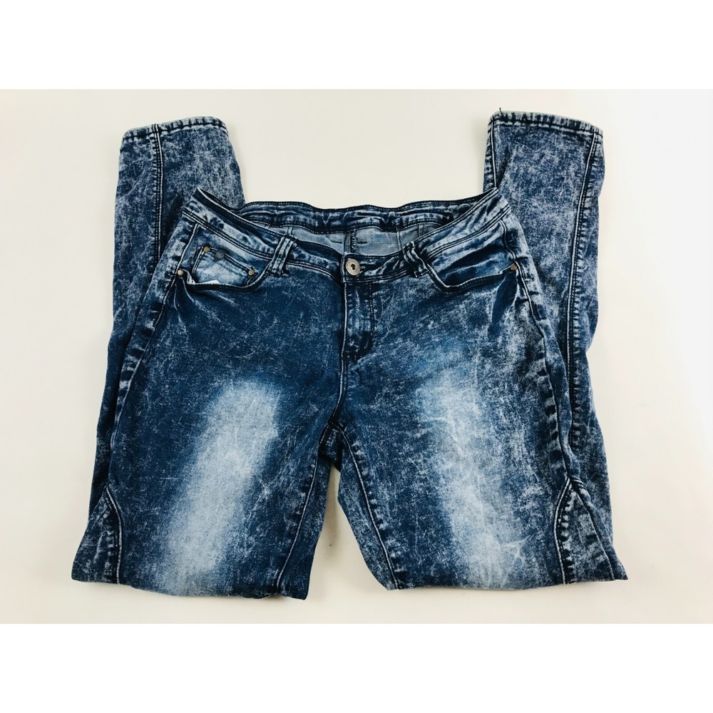 Ranbeeri Jeans Women's Size 5 Denim Skinny Legs Pants Mid Rise Stone Washed